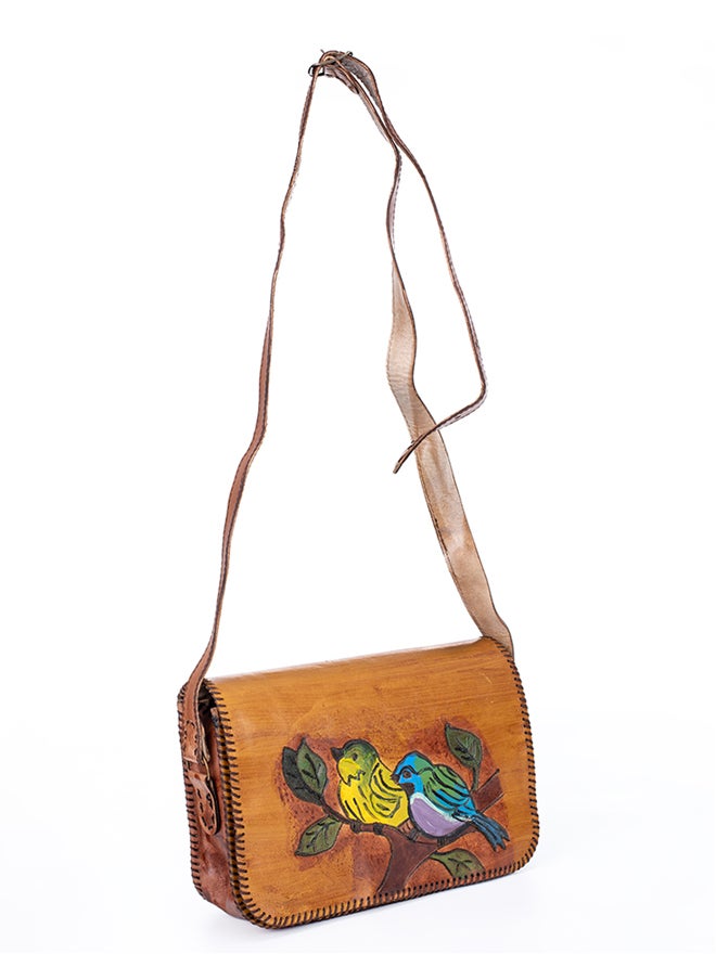 Sheer - Fashionable Leather Crossbody Bag - Image 1