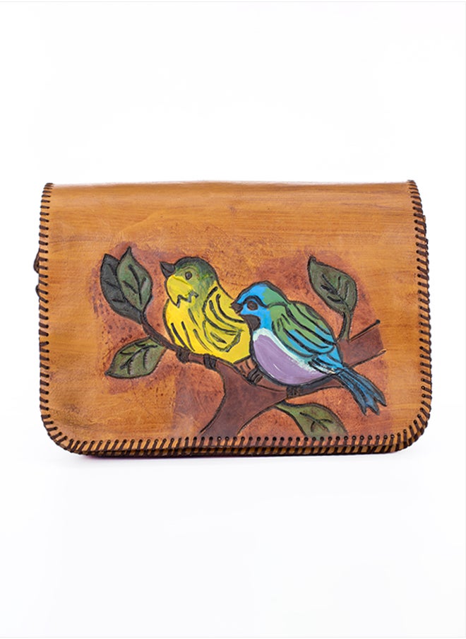Sheer - Fashionable Leather Crossbody Bag - Image 1