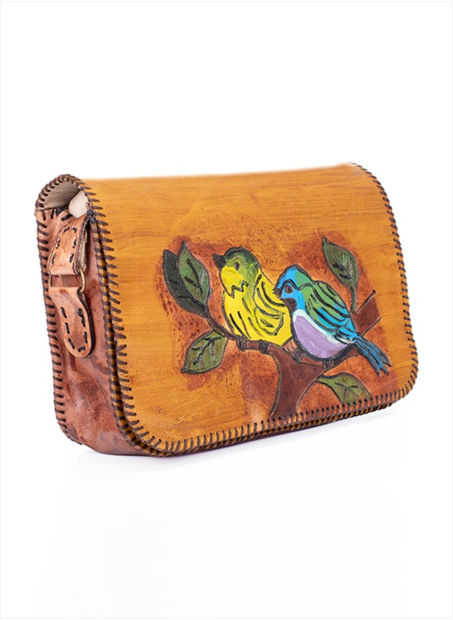 Sheer - Fashionable Leather Crossbody Bag - Image 1