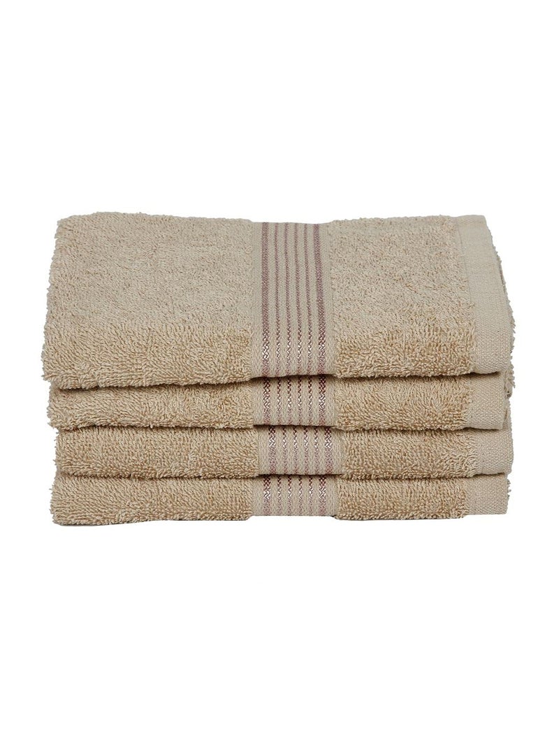 Bianca KOPA Quick Dry 100% Cotton Soft Terry Towel -4pc Hand Towel (d'ross) Solid-Taupe - Image 2