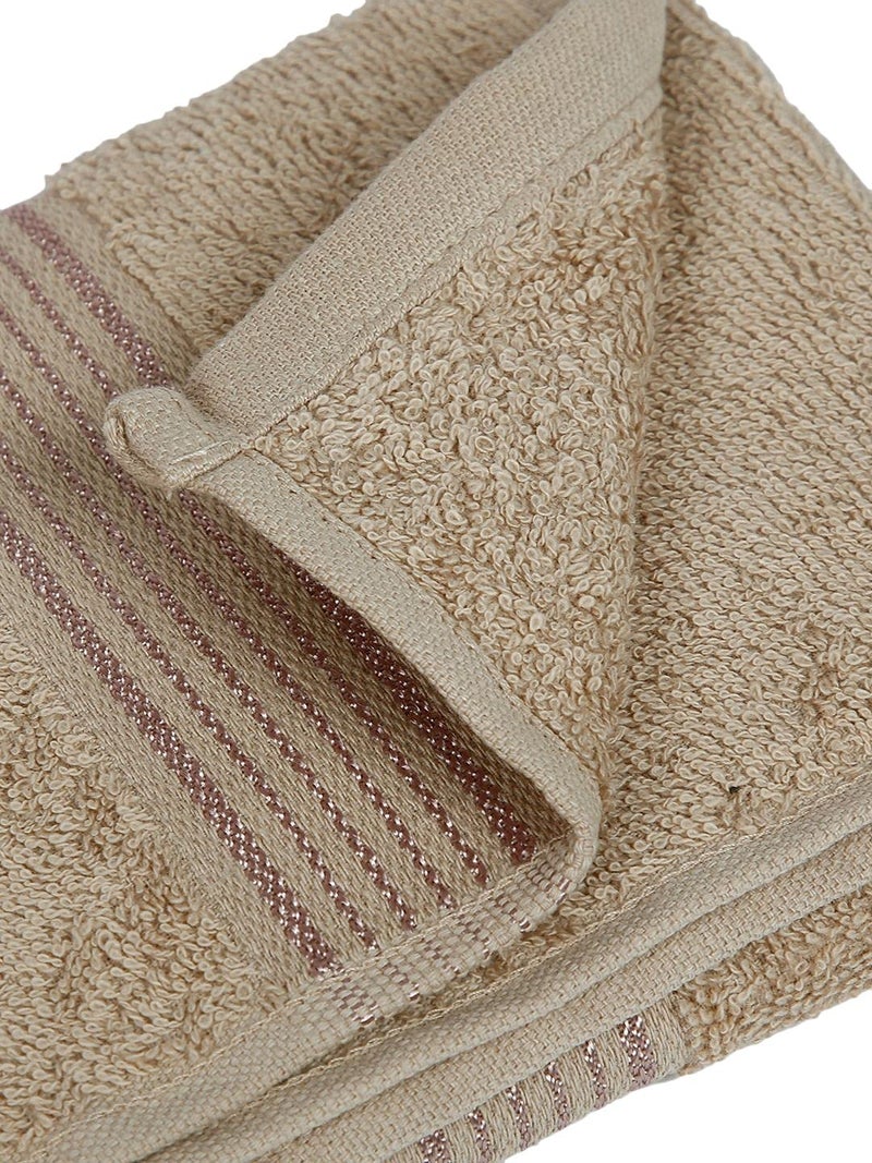 Bianca KOPA Quick Dry 100% Cotton Soft Terry Towel -4pc Hand Towel (d'ross) Solid-Taupe - Image 5
