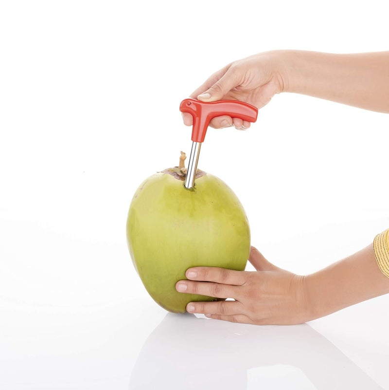Ritu Stainless Steel Coconut Opener Tool and Driller with Comfortable Grip | Durable Knife Tool for Tender Coconut Opening | Handy Fruit Opener for Kitchen and Outdoor Use - Image 3