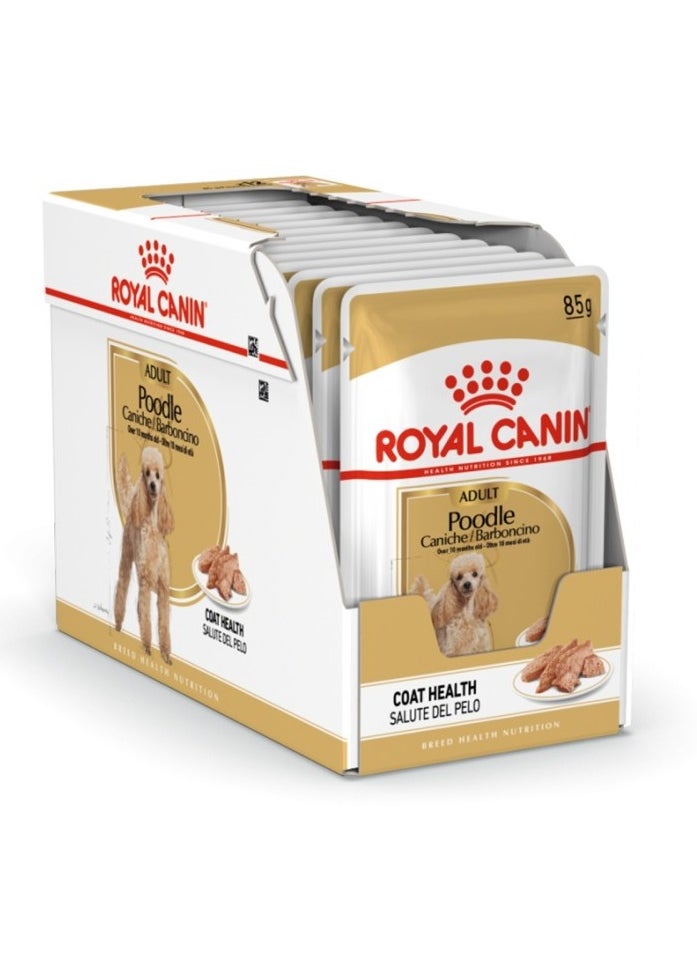 ROYAL CANIN - Breed Health Nutrition Poodle Adult WET FOOD - Pouches 12 x 85g - Image 1