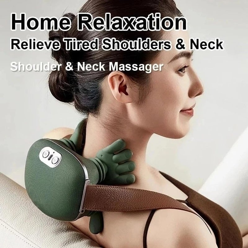 N7 Master Hand Shoulder and Neck Massager Cervical Massager - Electric Neck Massager with Hands for Deep Tissue Shiatsu - Portable Massage for Neck Pain Relief - Real Hands Massager Experience - Image 1