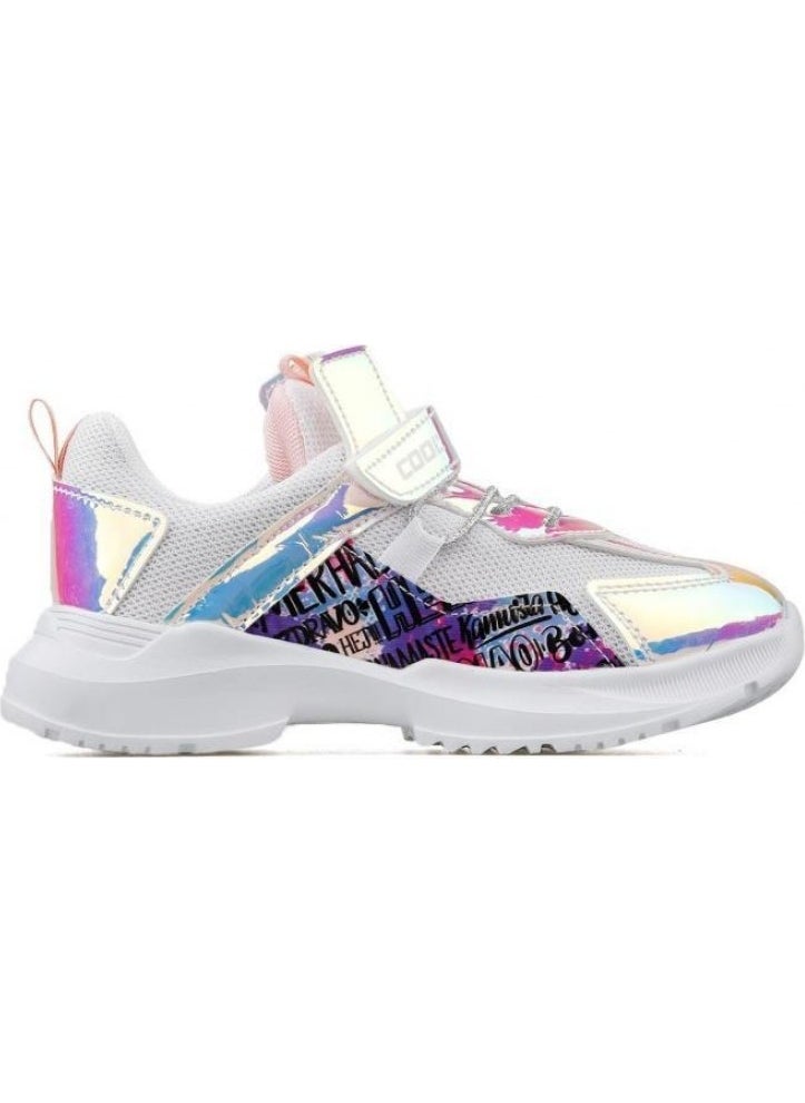 Cool Paris Hologram Girls Casual Sneakers  - Image 1