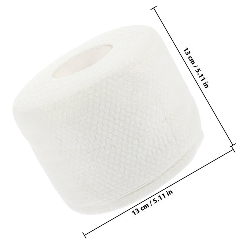 2 Rolls Facial Tissue Disposable Face Towel Makeup Removing Face Towel for Home Travel - Image 2