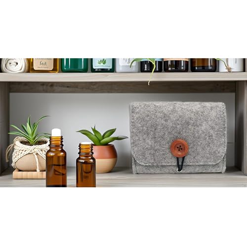 Auony Essential Oil Carrying Case Bag, 6 Bottles Essential Oils Travel Organizer Pouch Bag for 5ML / 10ML / 15ML Oils - Image 5