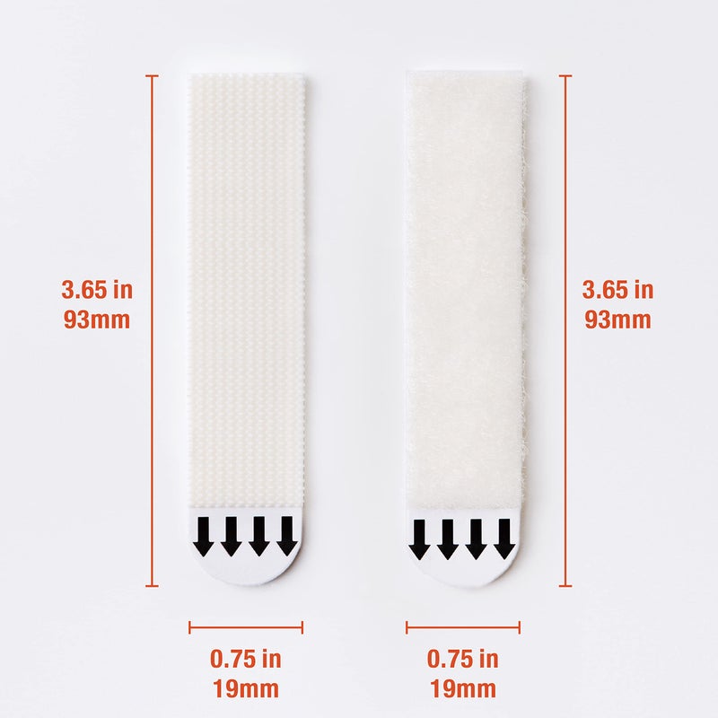MOVELYST 60-Pairs(120 Strips) Large Picture Hanging Strips Heavy Duty, Removable Hook and Loop Tape, Picture Hanger Damage Free, Waterproof Adhesive Strips for Frame Hanging - Image 2