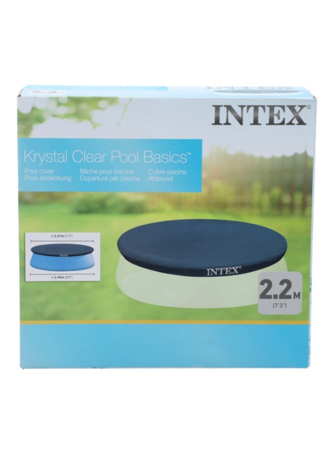 Intex PVC Inflatable Pool Cover for Keep Dirt, Debris, and Insects Out Blue 2.2m - Image 3