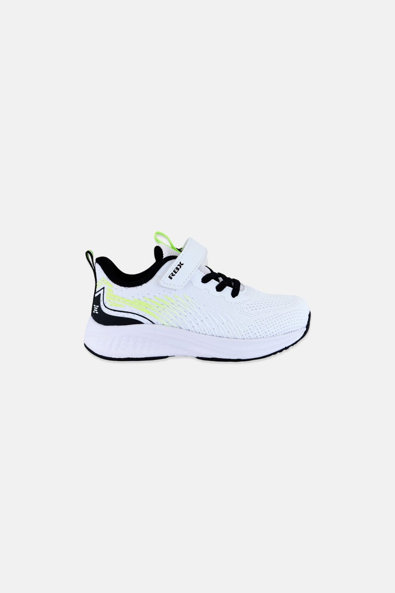RBX Toddlers Boy Velcro Closure Outdoor Shoes, White - Image 4