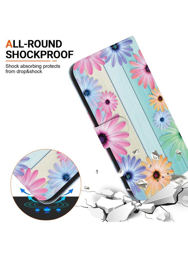 erorex Case For Motorola Edge 50 Pro Crystal Texture Colored Drawing Leather Phone Case - Image 5