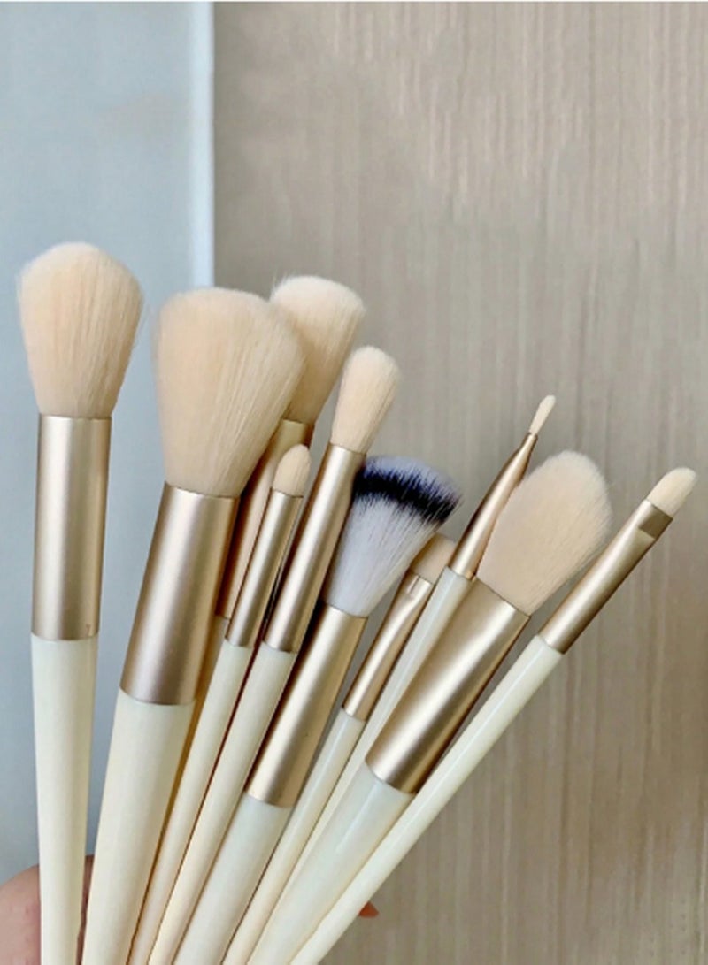 13-Piece Professional Makeup Brush Set with Travel Case – Full Face & Eye Brushes for Seamless Application - Image 2