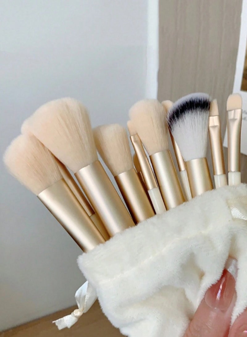 13-Piece Professional Makeup Brush Set with Travel Case – Full Face & Eye Brushes for Seamless Application - Image 1