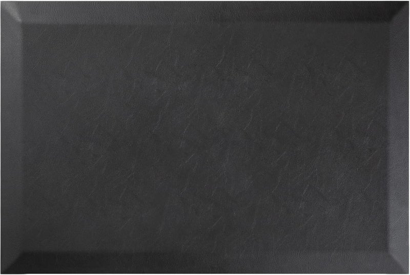 Deflecto Deflecto AntiFatigue Mat Standing Floor Mat Rectangle Beveled Edge 24 x 36 Black AFP2436  - Image 1