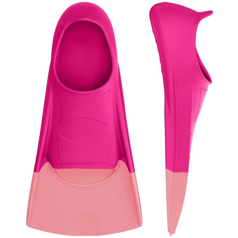 Gintenco Swim Fins Swim Training Fins for Snorkeling Swimming Diving Travel Size Flippers with BagFloating Fins for Adults Men Women Kids