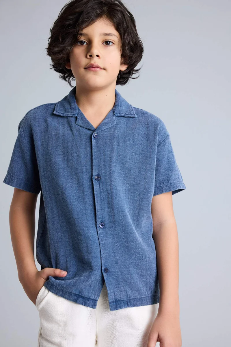 ديفاكتو Oversize Fit Short Sleeve Shirt