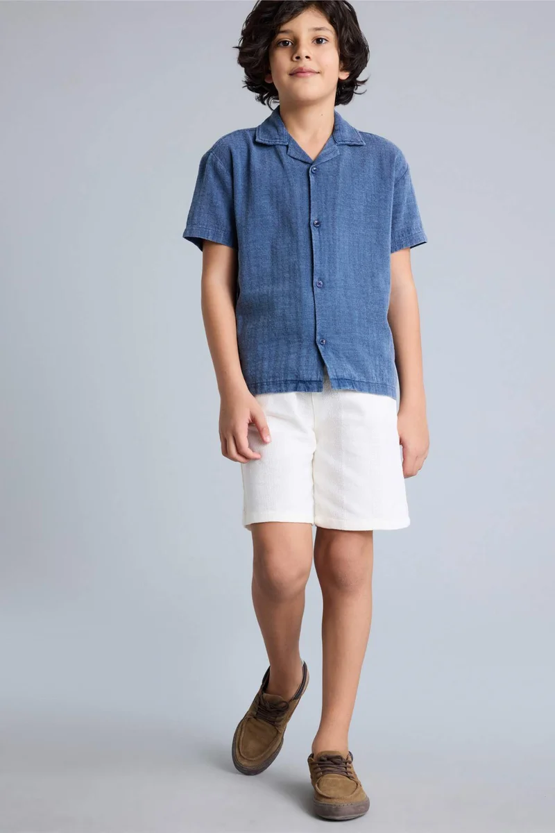 ديفاكتو Oversize Fit Short Sleeve Shirt