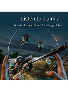 Y&D Buds Bluetooth 5.3 True Wireless Stereo Earbuds IPX8 Waterproof in Ear Headset Call Noise Reduction Headphones with Digital Display and Transparent Case Long Standby Earphones Black  - Image 4
