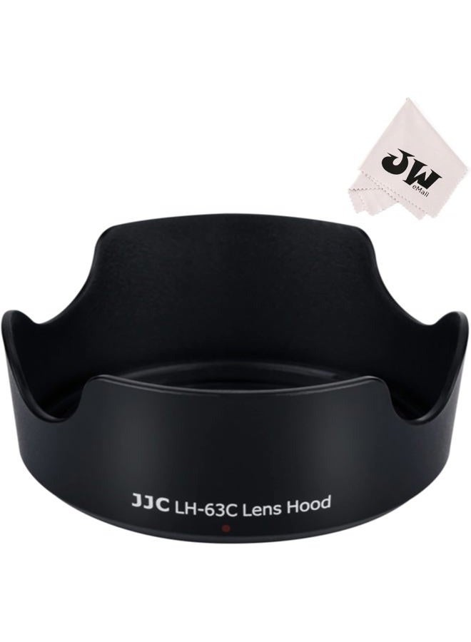 JJC غطاء عدسة قابل للعكس لحماية العدسة لكاميرا كانون EF-S 18-55mm F3.5-5.6 IS STM و EF-S 18-55mm F4-5.6 IS STM و RF 24-50mm f/4.5-6.3 IS STM على كاميرا EOS R8 Rebel T8i T7i SL3 90D بديل كانون EW-63C - Image 1