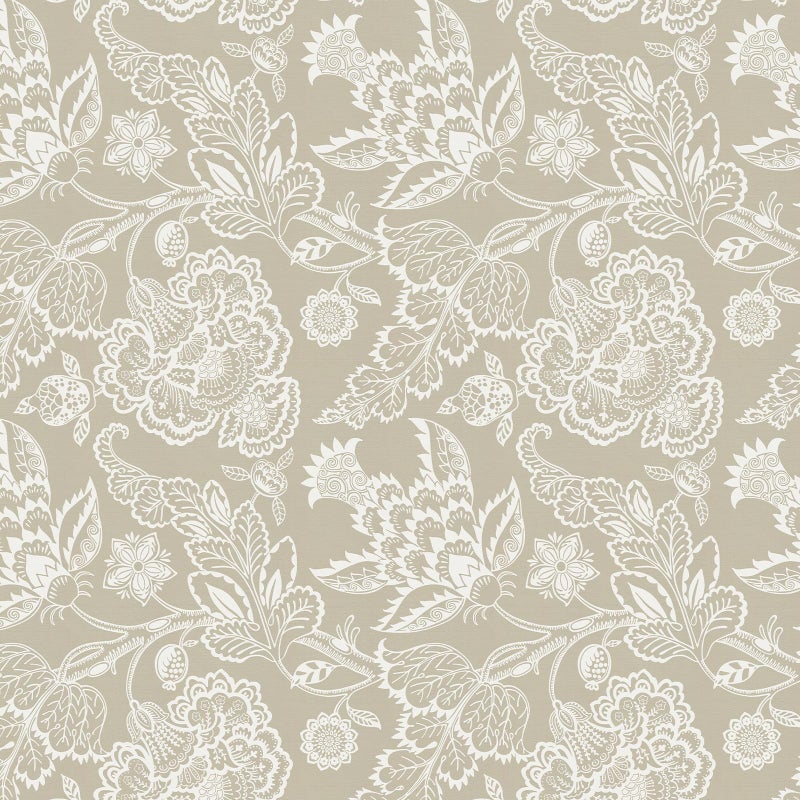 Vinjiasin Peel and Stick Wallpaper Boho Floral Wall Paper for Bathroom Vintage Removable Self Adhesive Wallpaper for Bedroom Accent Wall Neutral Flower Contact Paper Farmhouse Vinyl Roll 173x 197 - Image 2