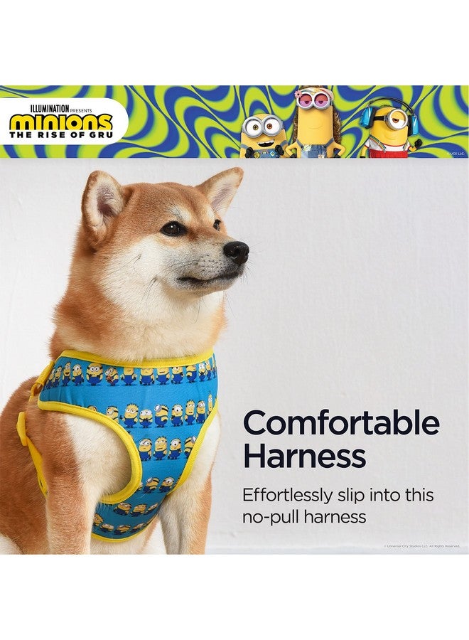 Minions The Rise of Gru Size Small Dog Harness | Small Blue Dog Harness Minions in a Row | Comfortable No-Pull Mesh Dog Harness for Small Dogs, Cute Dog Apparel & Accessories - Image 3