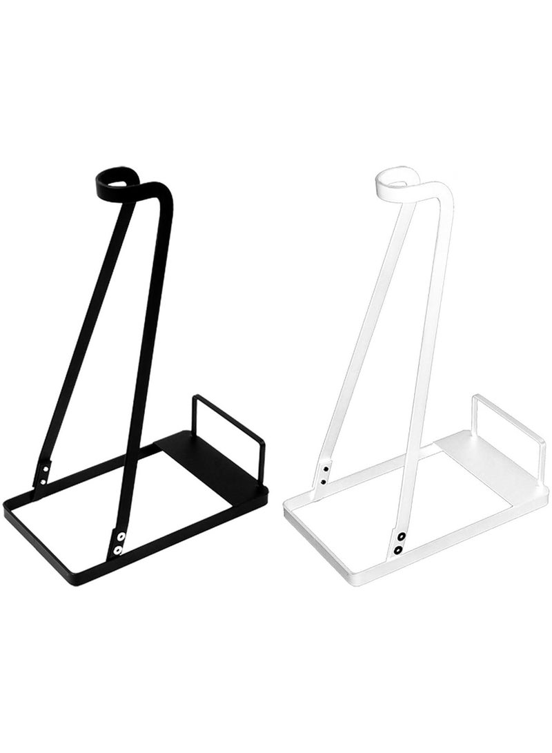 Arabest Metal Vacuum Stand, Stable Storage Bracket Holder, Universal Vacuum Cleaner Stand, Bracket Organizer Rack for Kitchen Floor Stand Holder Portable, Black  - Image 5