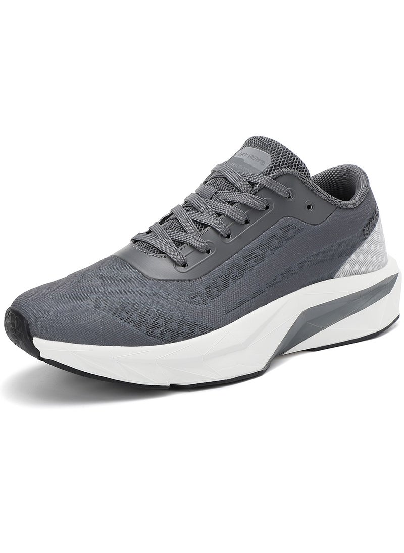 Sky View Athlesiure Men's Running Shoes Walking Tennis Platform Shoes For Men Active Athletic Gym Workout Jogging Comfortable Cushioning Sneakers With Anti-slip Sole  - Image 1