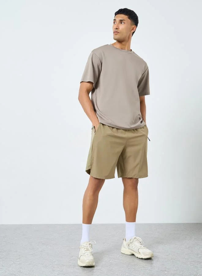 Styli Active Men Regular Fit Athleisure Running Shorts