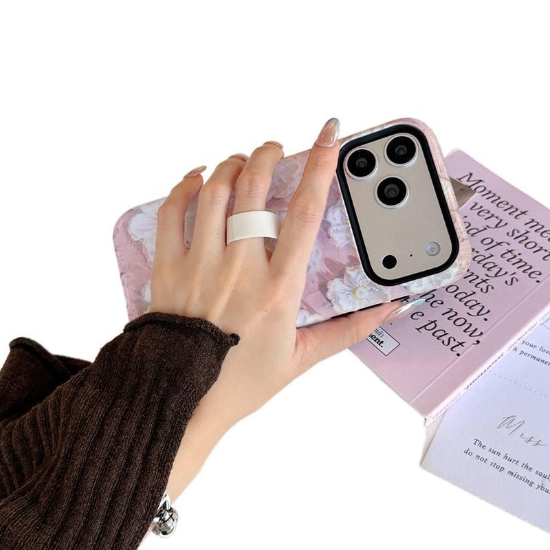 غطاء واقي بTPU+PC لـ iPhone 17 / 17 Air / 17 Pro / 17 Pro Max مع حامل قائم ومغناطيس قوي مع قابل للتخصيص مع حزام إصبع باللون Gold مغناطيسي بوظيفة حامل من مادة TPU باللون الذهبي - Image 3