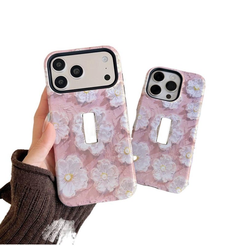 غطاء واقي بTPU+PC لـ iPhone 17 / 17 Air / 17 Pro / 17 Pro Max مع حامل قائم ومغناطيس قوي مع قابل للتخصيص مع حزام إصبع باللون Gold مغناطيسي بوظيفة حامل من مادة TPU باللون الذهبي - Image 1