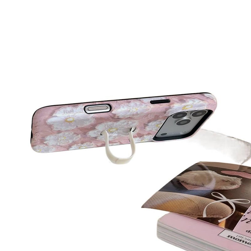 غطاء واقي بTPU+PC لـ iPhone 17 / 17 Air / 17 Pro / 17 Pro Max مع حامل قائم ومغناطيس قوي مع قابل للتخصيص مع حزام إصبع باللون Gold مغناطيسي بوظيفة حامل من مادة TPU باللون الذهبي - Image 2