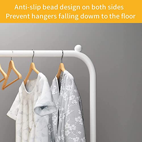 KRISHYAM® Heavy-Duty Metal Cloth Stand (Double Rod-White) - Image 4