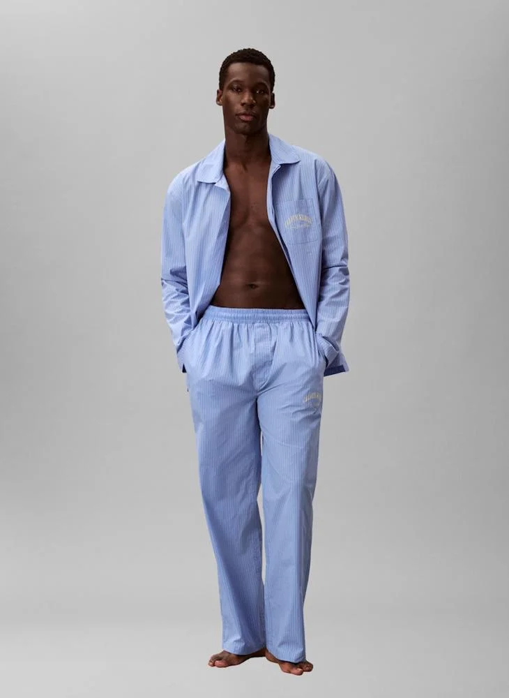 CALVIN KLEIN Cotton Crest Logo Pyjama Set