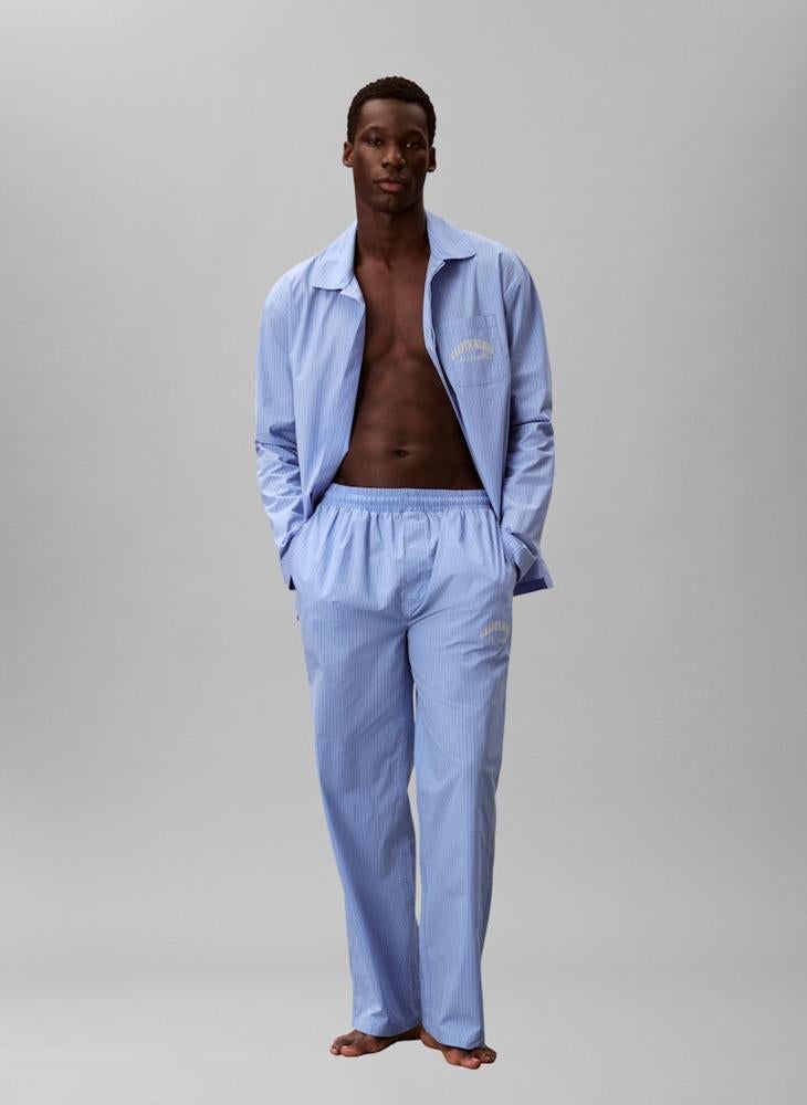 CALVIN KLEIN Cotton Crest Logo Pyjama Set - Image 1