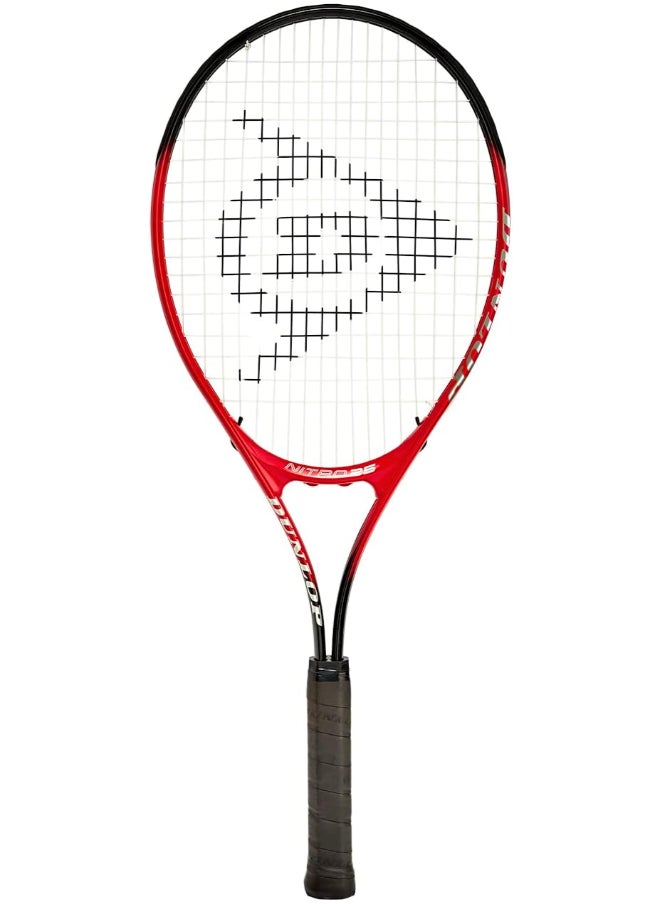DUNLOP - Dtr Nitro 25 G0 Hq Kids String Tennis Racket Black And Red - Image 1