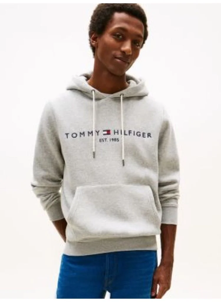 Tommy Hilfiger Logo Flex Fleece Hoody Sweatshirt