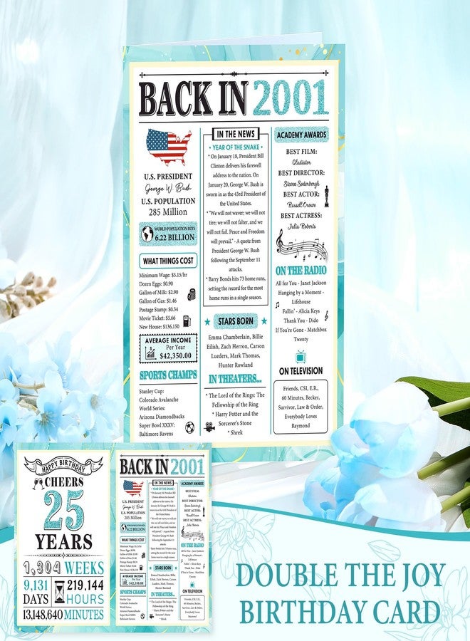 Launrada 25th Birthday Gifts for Women Unique Gift for 25 Year Old Woman Cool 25 Years Old Birthday Gifts for Her Funny Gift Ideas for 25 Year Olds Female Happy 25th Bday Decorations for Young Women Daughter - Image 4