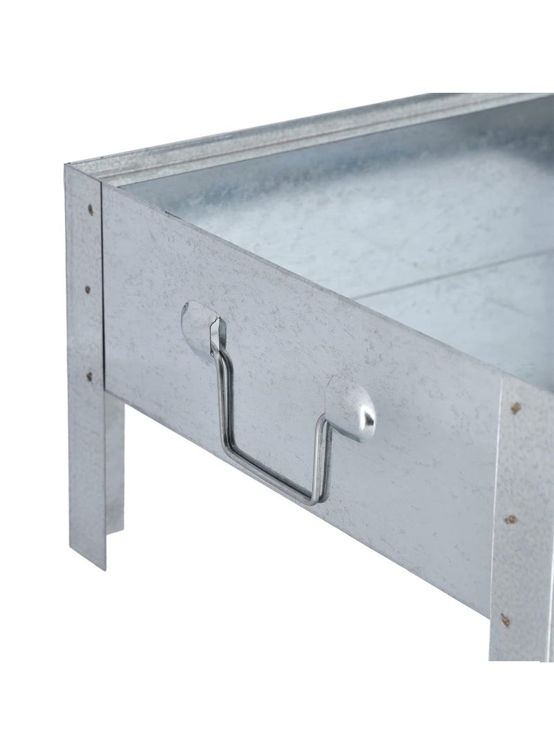 Bisbell Barbecue Stand with Grill | Folding Tabletop Kabab Smoker for Outdoor Camping & BBQ | Portable Charcoal Grill | Model BB2808 - Image 5