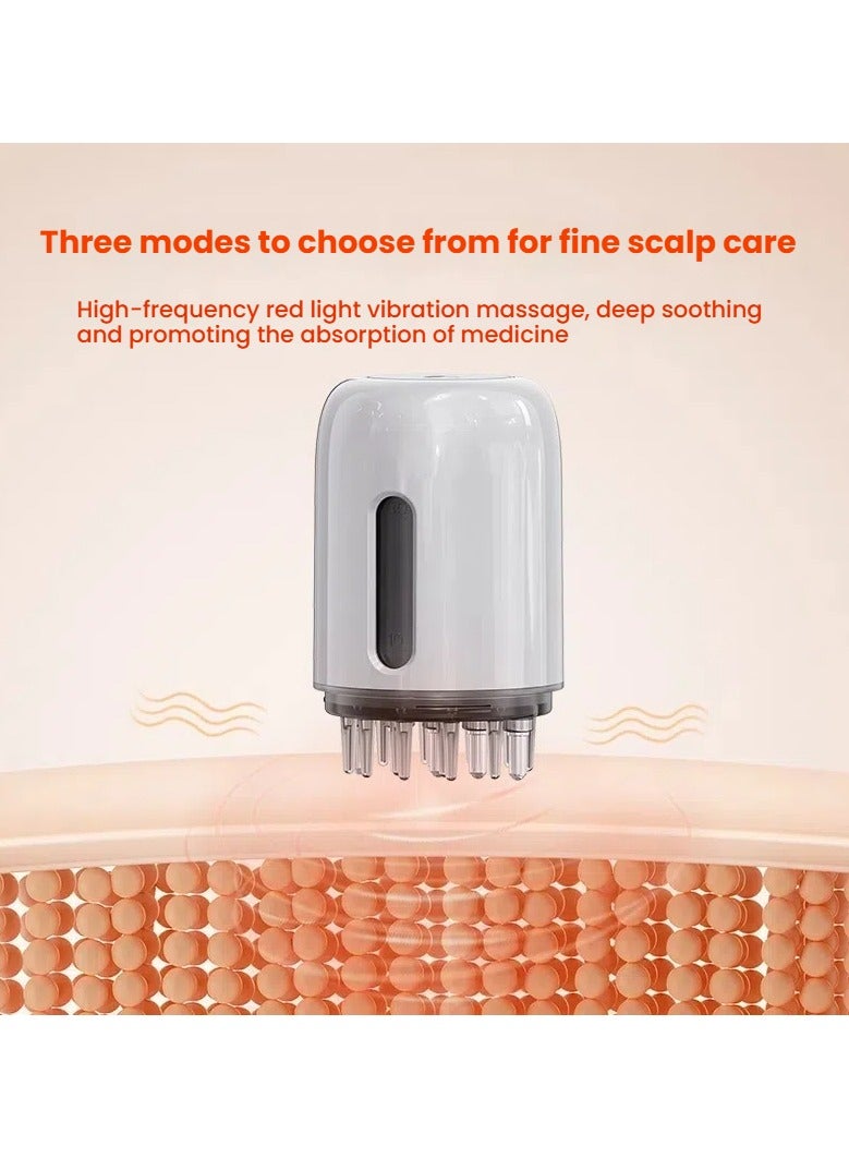 general Scalp applicator red light electric roll-on massage meridian comb EMS hair growth liquid automatic introduction of drug delivery device - Image 2