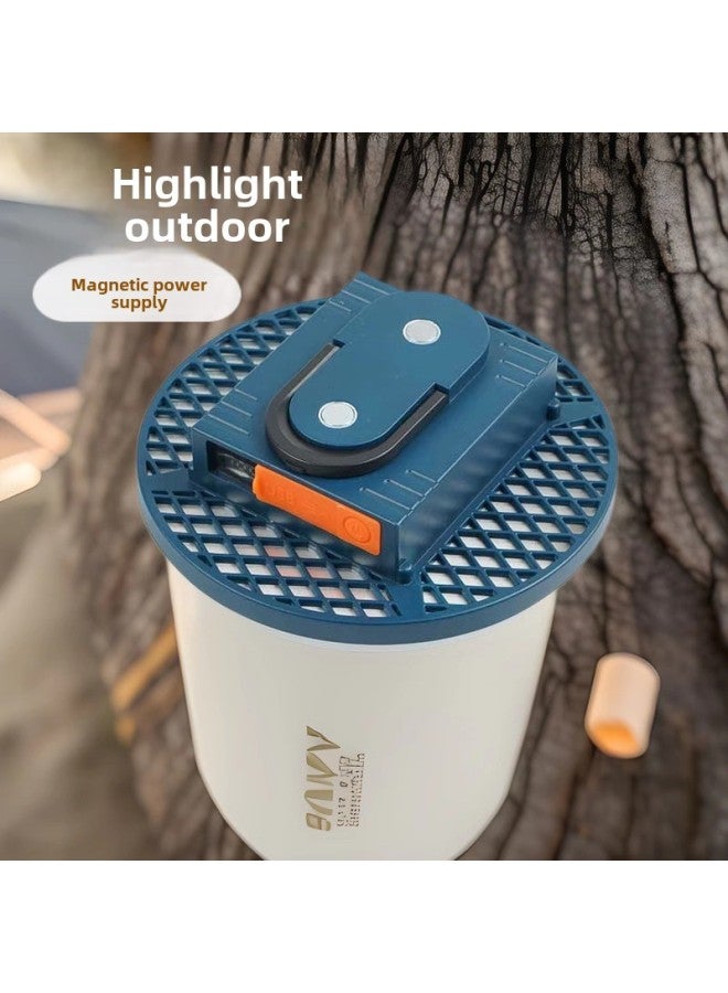 With Digital Display Camping Outdoor Multi-functional Emergency USB Portable LED UFO Tent Magnetic Suction Lamp-Color:Digital Display 160mm Economical Model - Image 4