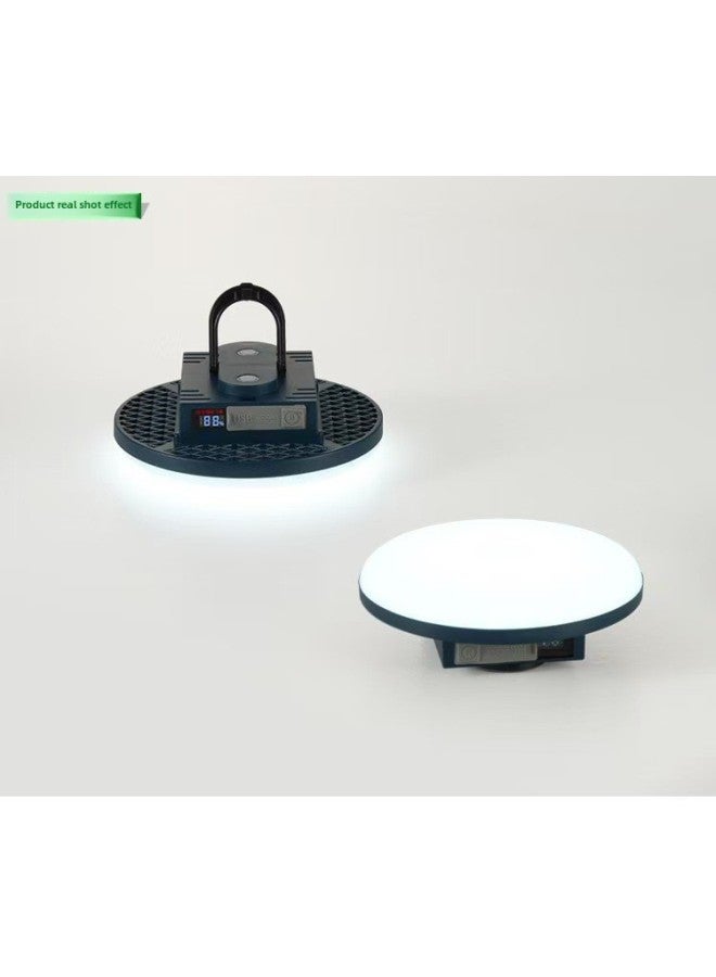 With Digital Display Camping Outdoor Multi-functional Emergency USB Portable LED UFO Tent Magnetic Suction Lamp-Color:Digital Display 160mm Economical Model - Image 1