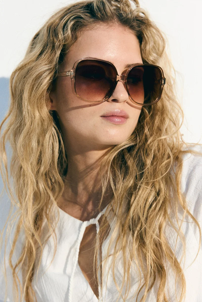 H&M Flared-hem cotton dress