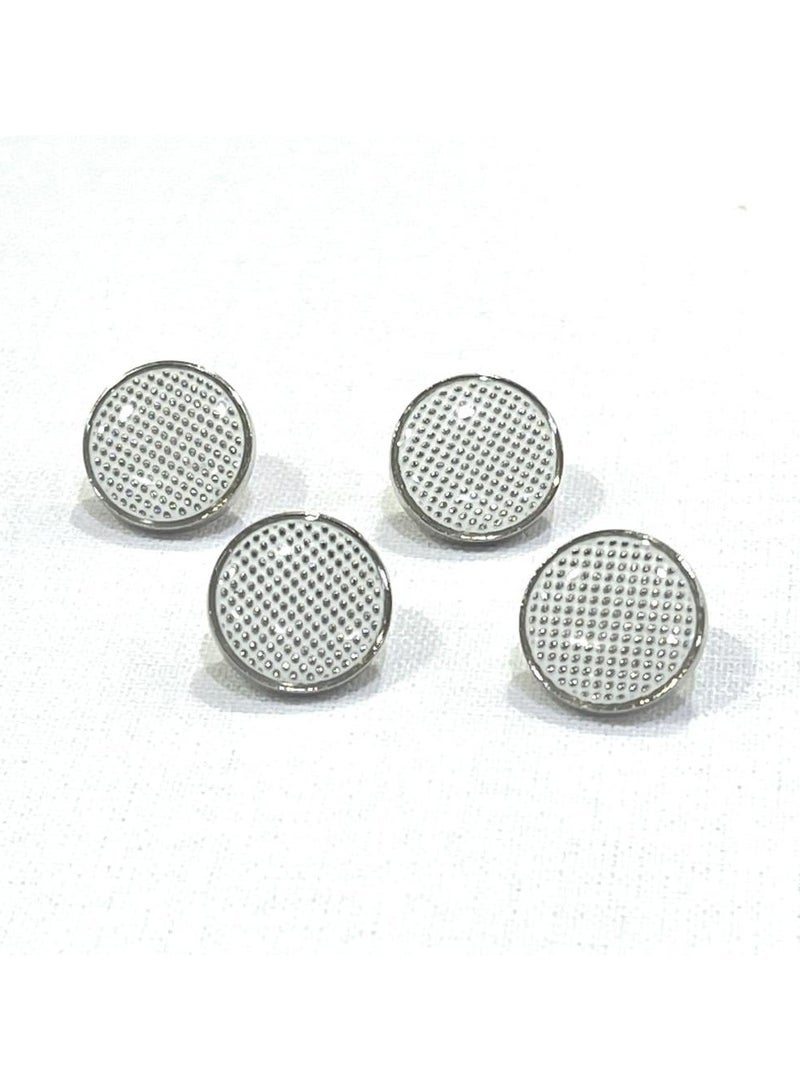 Abrar 8 Set Metal Snap Buttons For Men Saudi Thobe Size 12mm - Image 1