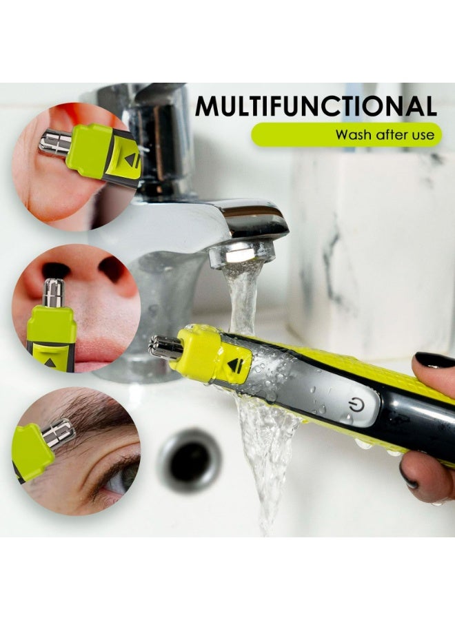 Nose Hair Trimmer Replacement Heads, 360 Rotating System, Waterproof Dual Edge Blades, Compatible with One Blade,QP2520,QP2630,QP2530,QP2620, QP2734, QP4631, Pro 360, QP6651, Gifts for Men - Image 5