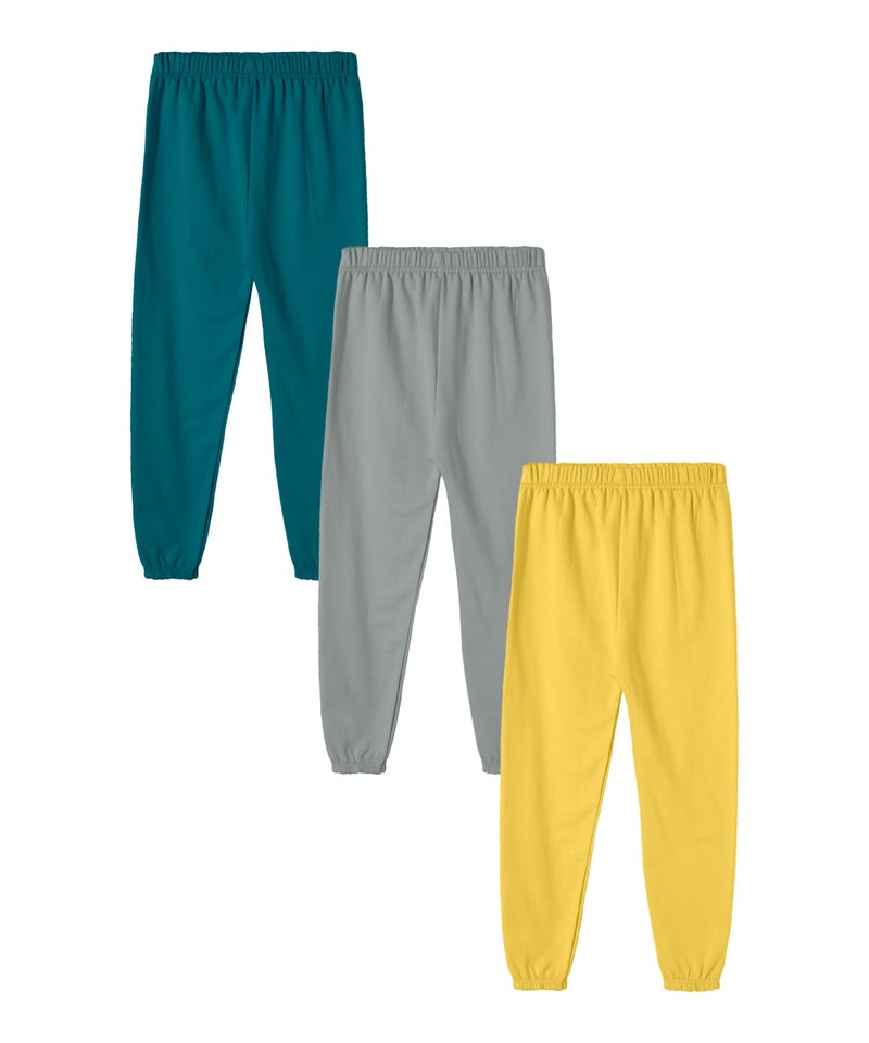SHODOX® Cotton Blend Regular fit Printed Multicolor Track Pants for Boys (Pack of 3) - Image 2