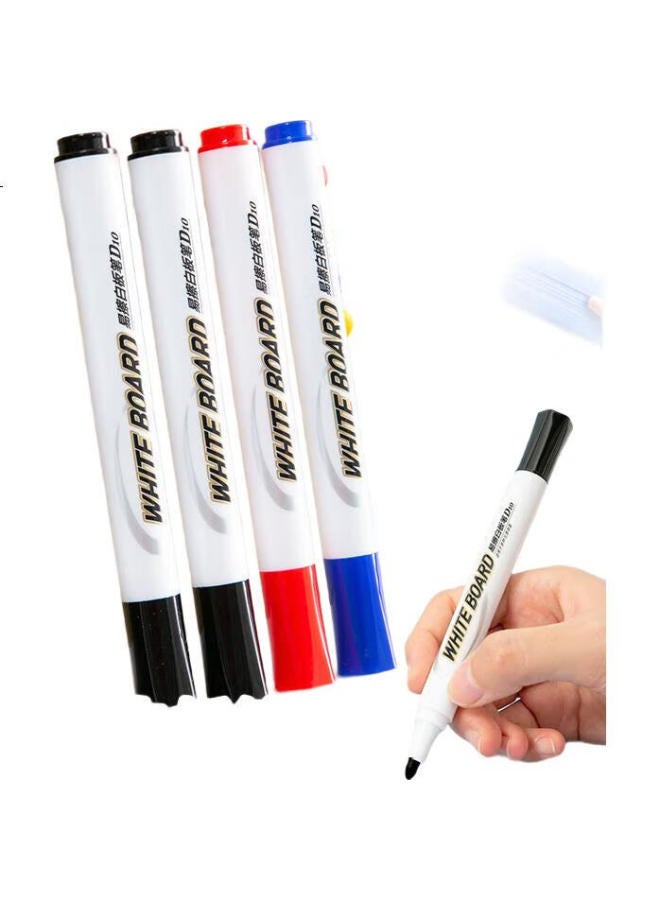 M.G M&G Erasable Whiteboard Markers D10 Single-Tip Office Meeting Pens Easy-To Whiteboard Markers (2 Black, 1 Blue, 1 Red) 4 Pens/Box Awmy2208 - Image 3