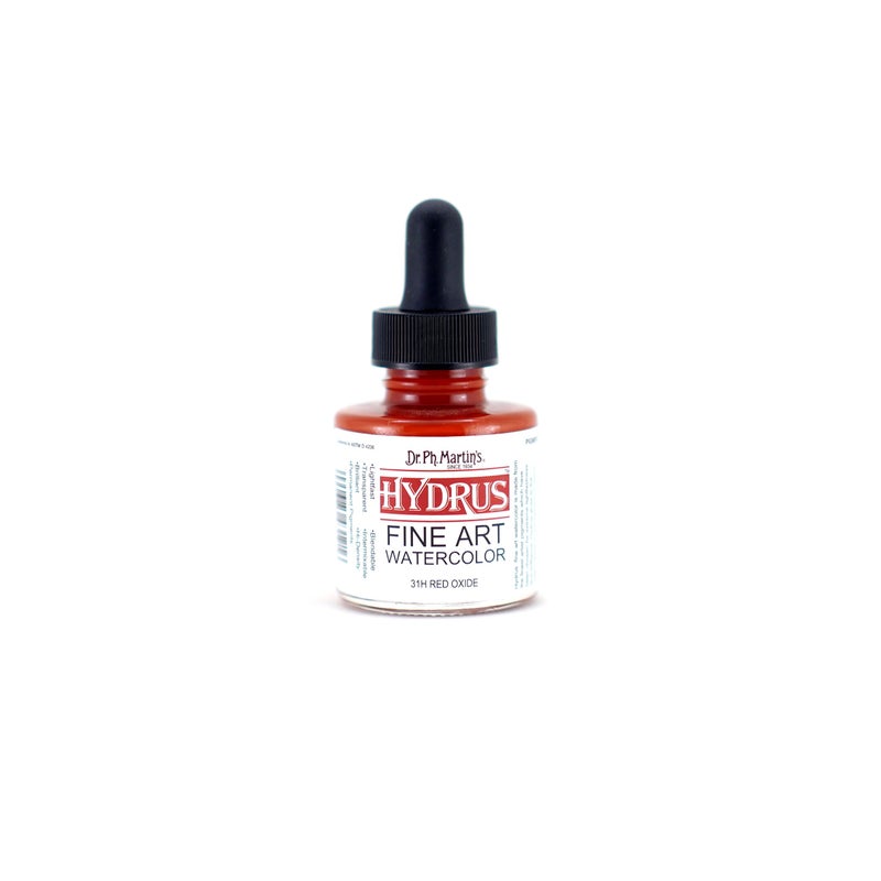 Dr Ph Martins Hydrus Fine Art Watercolor 10 oz Red Oxide 31H 40025031H