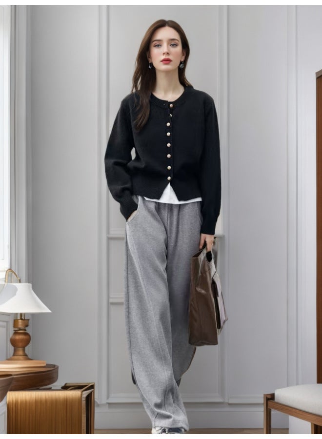 Leyuan Lazy Soft Versatile Slimming Women's Sweater Coat High-end Knitted Cardigan - Image 4