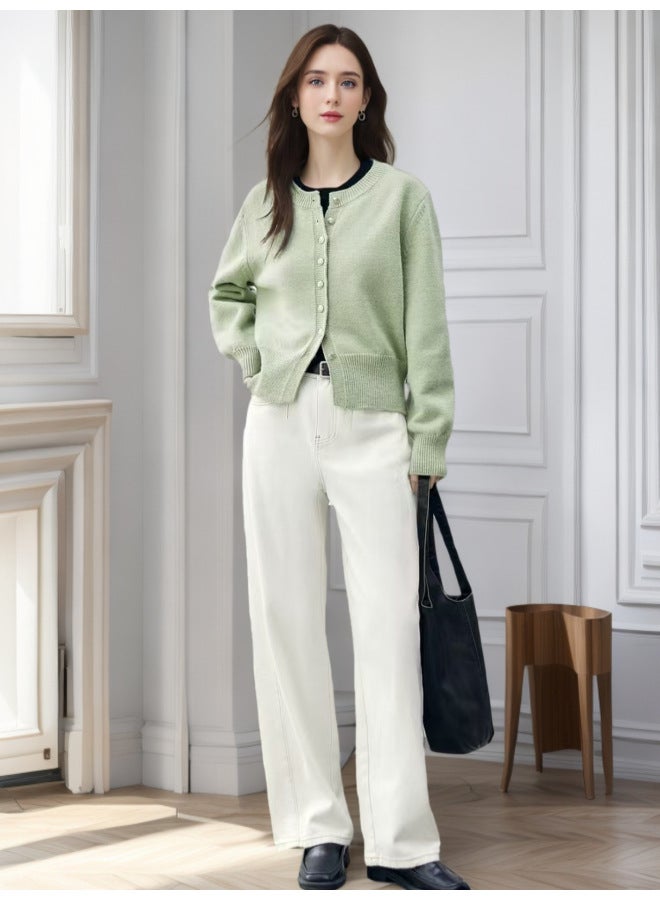 Leyuan Lazy Soft Versatile Slimming Women's Sweater Coat High-end Knitted Cardigan - Image 5