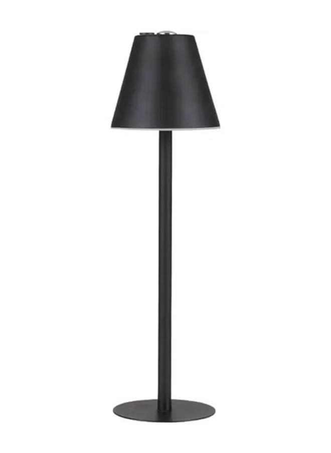 مصباح اضاءه طاوله LED لاسلكي لطاولة المكتب USB وبطارية وقابل لاعادة الشحن أسود